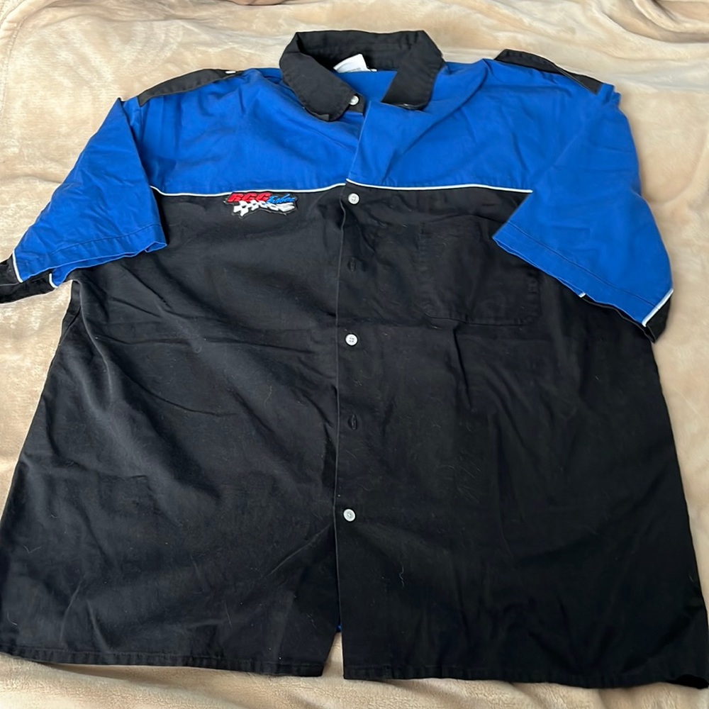 USA racing apparel, button-up, short-sleeve shirt, RCC turbos